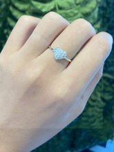 Anel Coração Cravejado