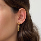 Brinco Pendente Corações