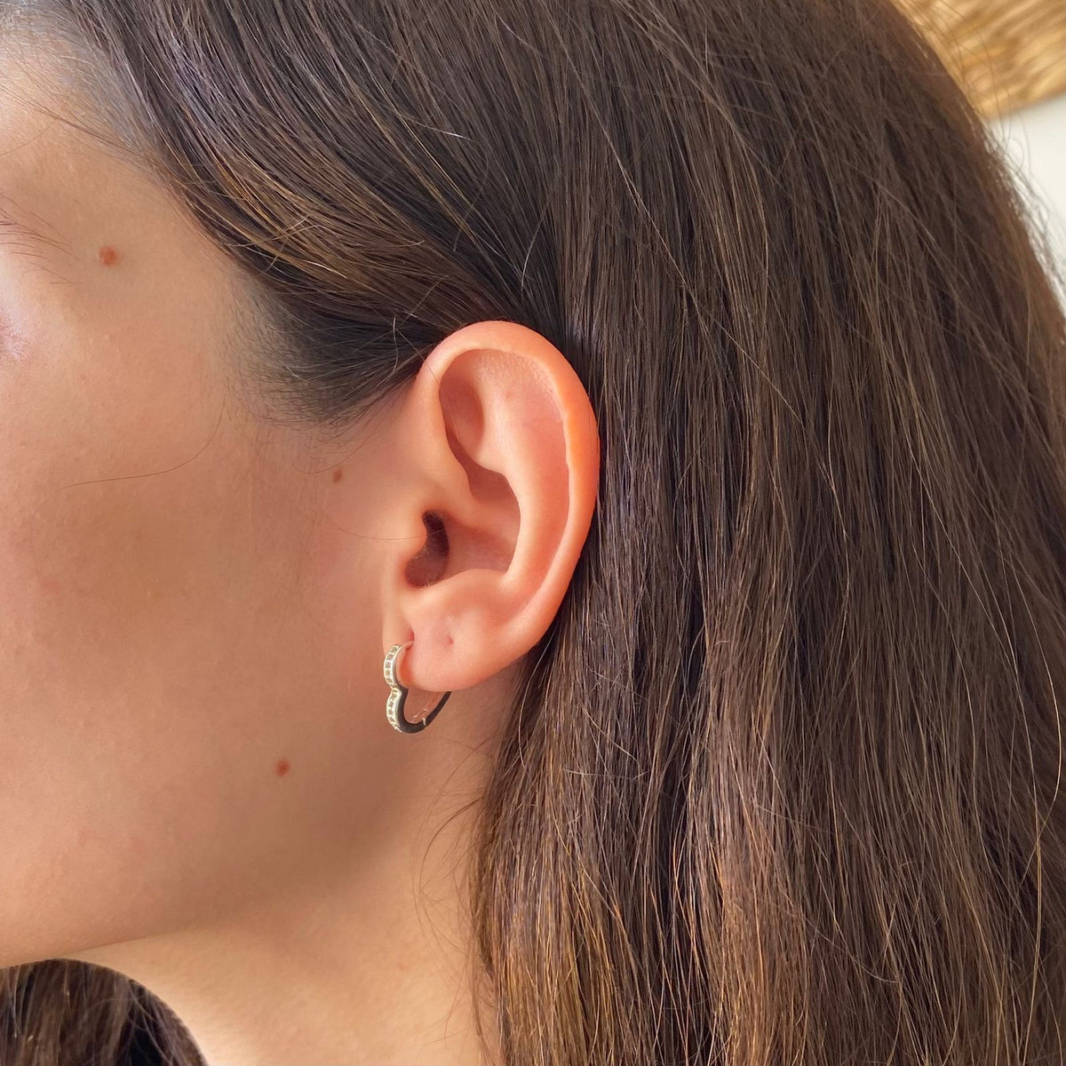 Brinco Argola Coração